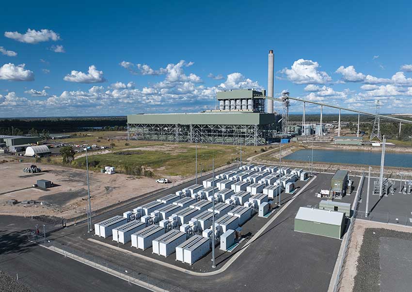 Power station and battery