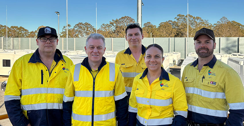 CEO with Greenbank team