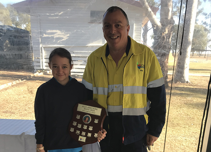 Phil Matha with Lilly Lazarus