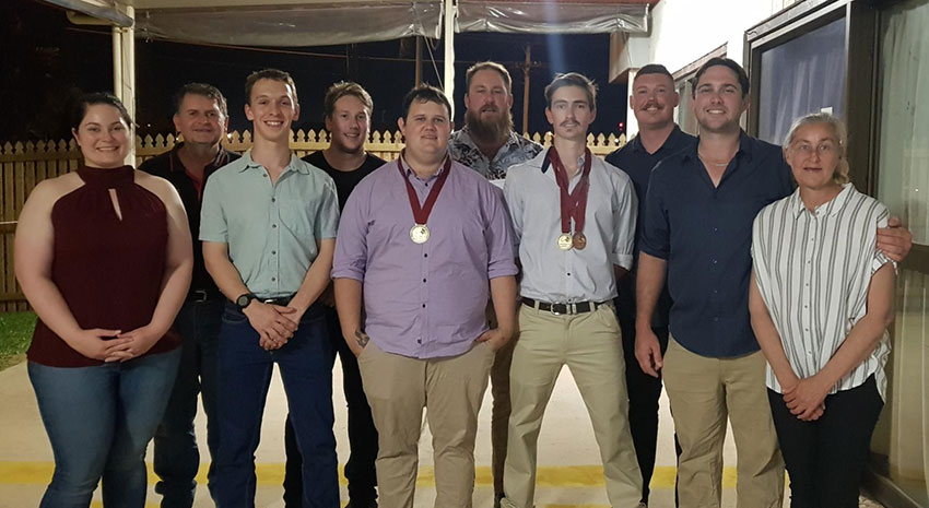 WorldSkills winners and support crew