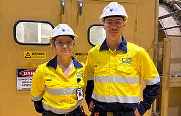 Local apprentice and trainee kick off their careers at Kogan Creek Power Station