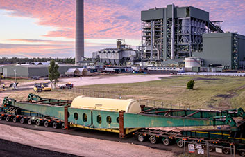 'Super load' arrives at Kogan Creek Power Station