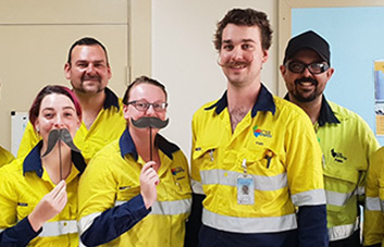 Callide Power Station employees make Movember matter