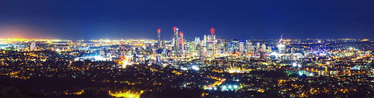 Brisbane at night