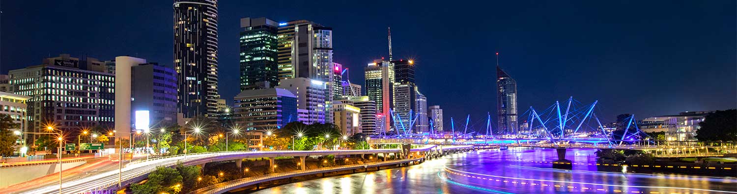 Brisbane at night