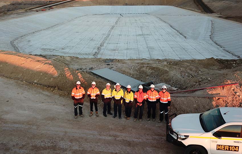 New Kogan Creek ash storage