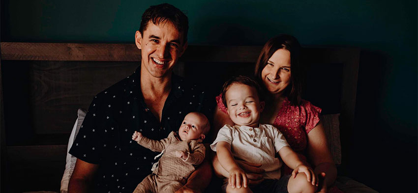 Jess and Steve with family