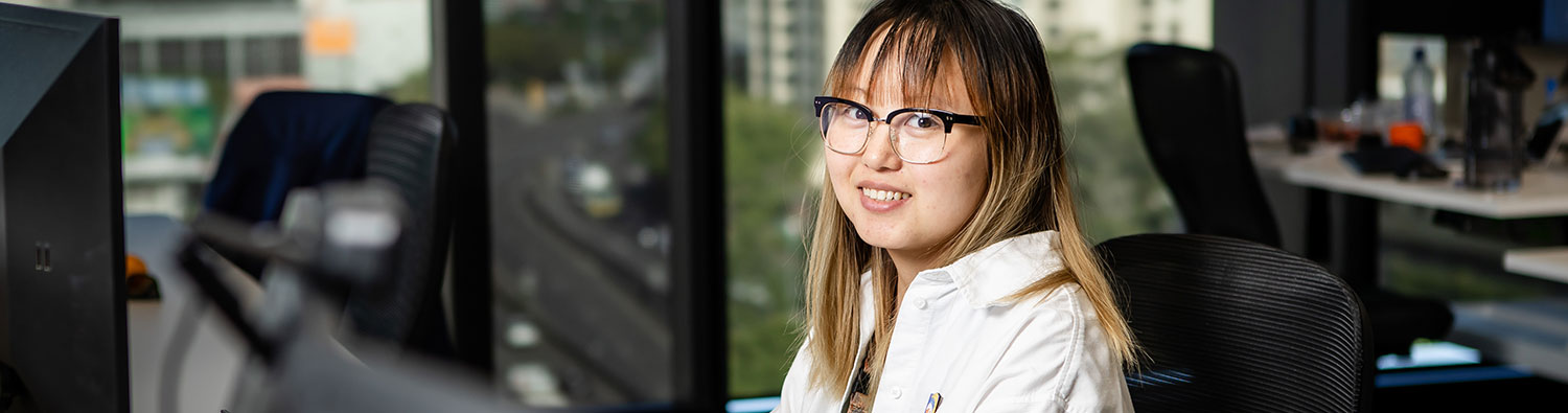 Brisbane office employee