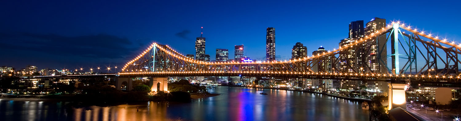 Brisbane at night