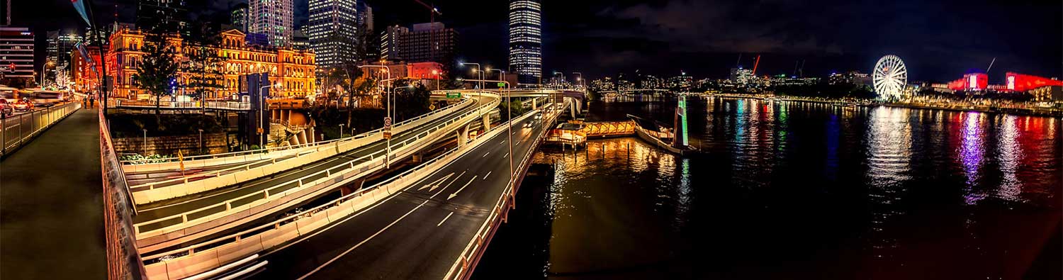 Brisbane at night