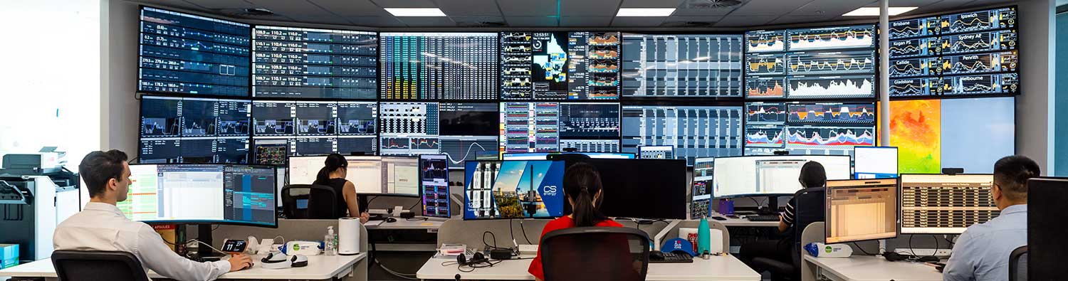 Energy trading floor