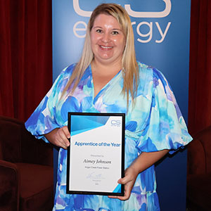 Aimey with certificate