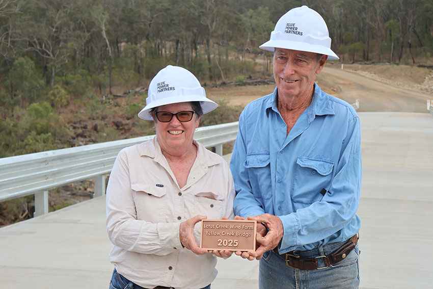 Lotus Creek bridge opening_landowners October 2025