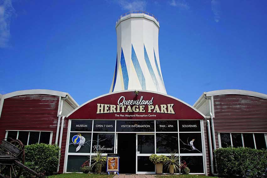 Qld Heritage Park entrance